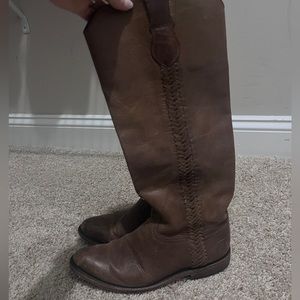 Lucchese Leather Riding Boots Size 7.5